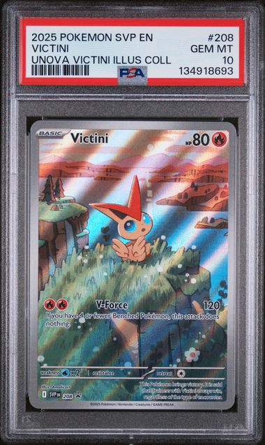 Victini (208) Black Star Promos PSA 10 134918693