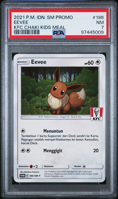 Eevee 186/SM-P Indonesia KFC Promo PSA 7 97445009