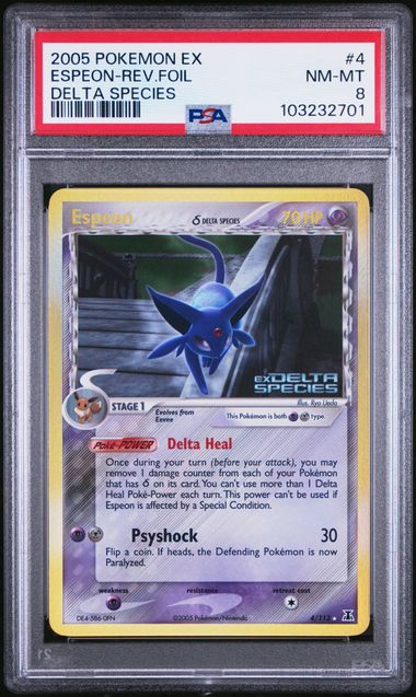 Espeon Delta Species - Reverse Holo 4/113 Delta Species PSA 8 103232701
