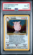 Clefable 5 Base Set 2 Holo PSA 8 119030731
