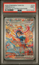 Greninja ex 214/167 Twilight Masquerade Special Illustration Rare PSA 10 107579080