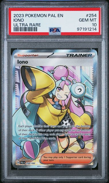 Iono 254/193 Paldea Evolved PSA 10 97191214