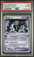 Gengar ex 108/112 Fire Red & Leaf Green PSA 6 93238306