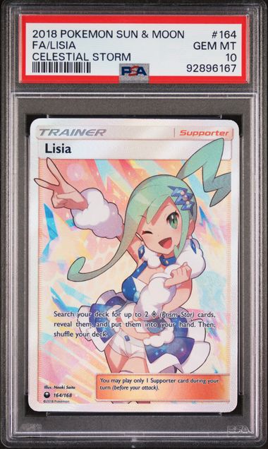 Lisia 164/168 Celestial Storm PSA 10 92896167