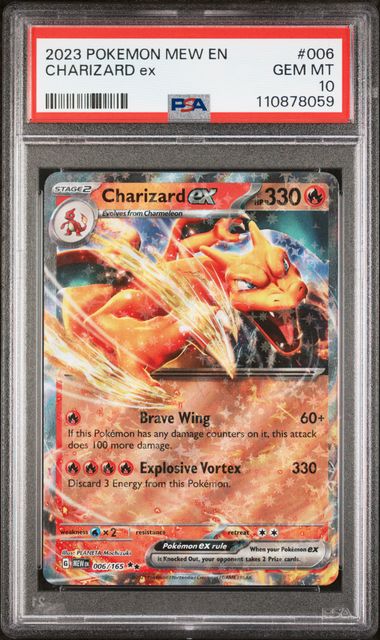 Charizard ex 006/165 S&V: 151 PSA 10 110878059