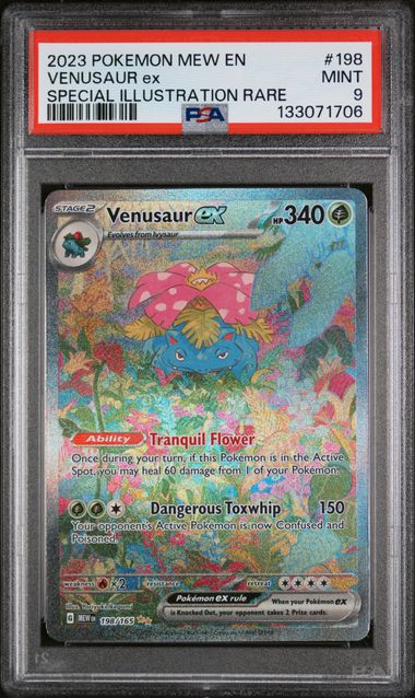 Venusaur ex 198/165 S&V: 151 PSA 9 133071706