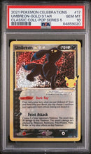 Umbreon Gold Star 17/17 Celebrations Classic Collection PSA 10 84859020