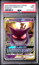 Gengar & Mimikyu GX 53/181 Team Up PSA 9 127727216