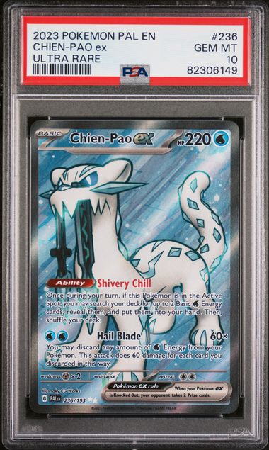 Chien-Pao ex 236/193 Paldea Evolved PSA 10 82306149
