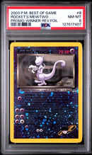 Rocket's Mewtwo Best of Game Winner WOTC Promo Reverse Holo PSA 8 127617407