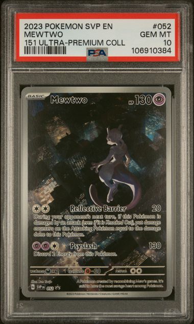 Mewtwo (052) Black Star Promo PSA 10 106910384