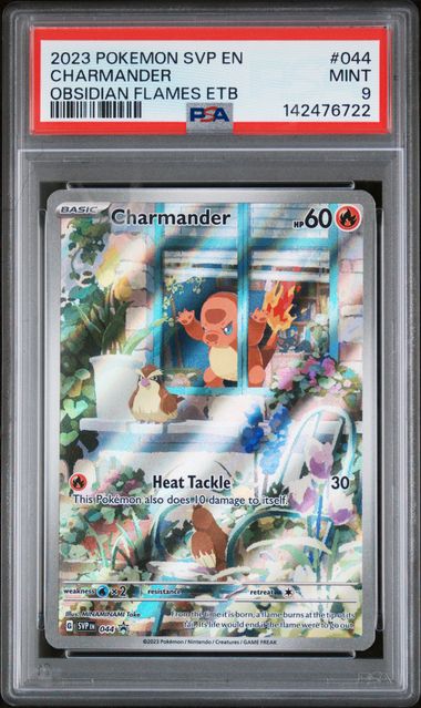 Charmander (044) Black Star Promo PSA 9 142476722