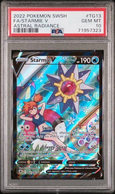 Starmie V TG13 Astral Radiance Trainer Gallery Full Art PSA 10 71957323