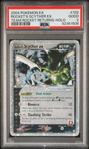 Rocket's Scyther ex 102/109 Team Rocket Returns PSA 2 92361506