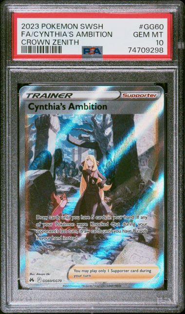 Cynthia's Ambition GG60/GG70 Crown Zenith PSA 10 74709298