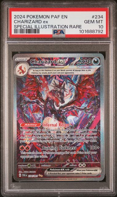 Charizard ex 234/091 Paldean Fates PSA 10 101688792