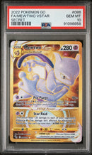 Mewtwo VSTAR 086/078 Pokemon Go PSA 10 91096858