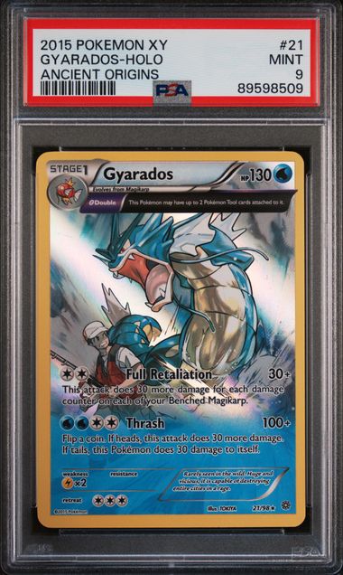 Gyarados 21/98 HOLO Ancient Origins PSA 9 89598509