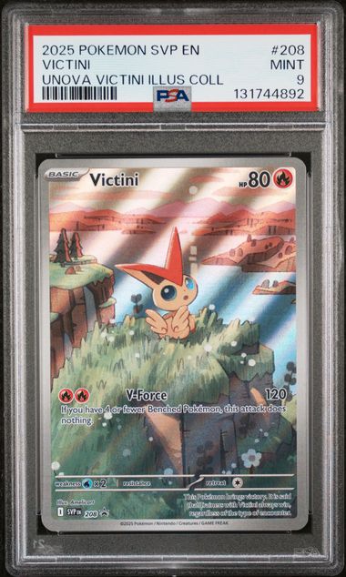 Victini (208) Black Star Promo PSA 9 131744892