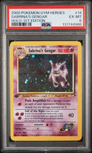 Sabrina's Gengar 14/132 1st Edition Gym Heroes PSA 6 131744966