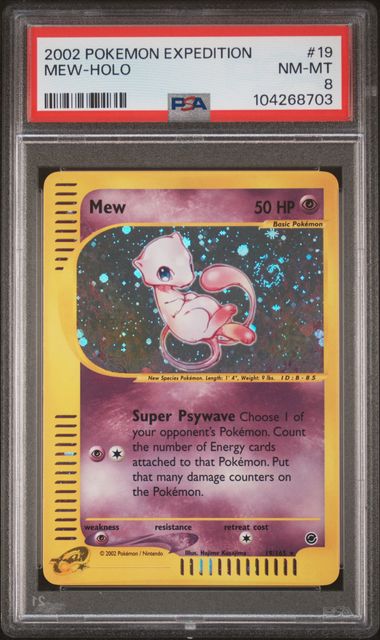 Mew 19/165 Expedition PSA 8 104268703