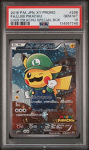 Luigi Pikachu Poncho 296/XY-P JPN Black Star Promo PSA 10 114557740