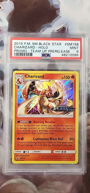 Charizard SM158 Team Up Prerelease Promo PSA 9 48212095