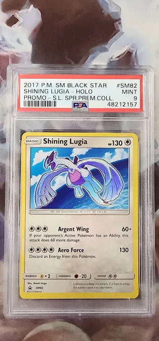 Shining Lugia SM82 Sun & Moon Black Star Promos PSA 9 48212157