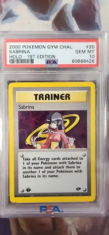 Sabrina 20/132 Gym Challenge 1st Edition PSA 10 60668426