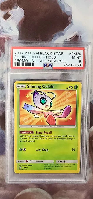 Shining Celebi SM79 Sun & Moon Black Star Promos PSA 9 48212163