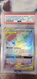 Venusaur & Snivy GX Sun & Moon: Cosmic Eclipse PSA 10 48212114