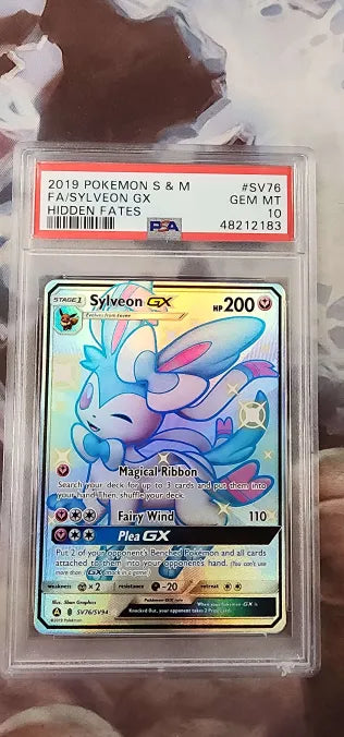 Sylveon GX SV76/SV94 Sun & Moon: Hidden Fates PSA 10 48212183