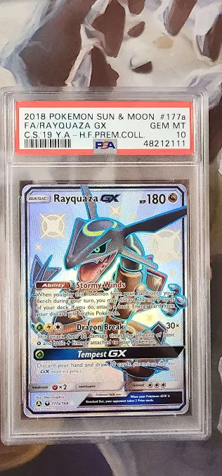 Rayquaza GX 177a/168 Hidden Fates Premium Collection PSA 10 48212111