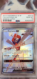 Kartana GX SV73/SV94 Hidden Fates PSA 10 50920555