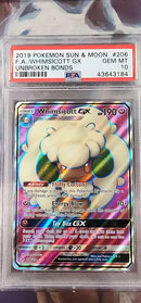 Whimsicott GX 206/214 Unbroken Bonds PSA 10 43643184