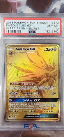Solgaleo GX 173/156 Sun & Moon: Ultra Prism PSA 10 48212102