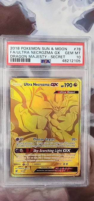 Ultra Necrozma 78/70 Sun & Moon: Dragon Majesty PSA 10 48212105