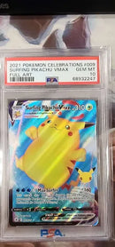 Surfing Pikachu VMAX 009/025 Celebrations PSA 10 68932247