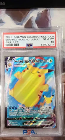 Surfing Pikachu VMAX 009/025 Celebrations PSA 10 68932247