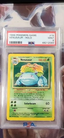 Venusaur 15/102 Base Set Unlimited PSA 9 48212069