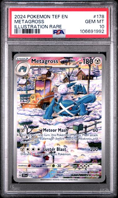 Metagross 178/162 Temporal Forces Illustration Rare PSA 10 106691992