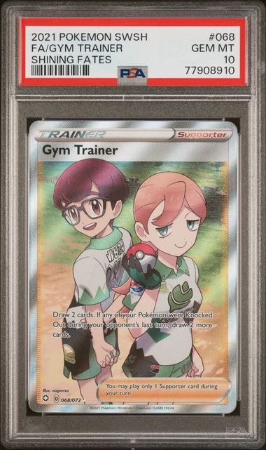 Gym Trainer 068/072 Shining Fates PSA 10 77908910