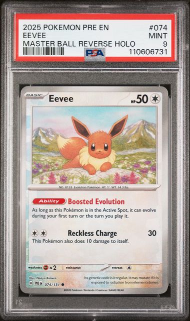 Eevee 074/131 Prismatic Evolution PSA 9 110606731