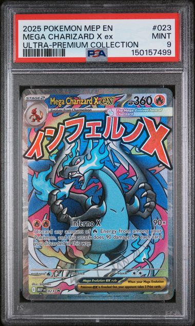 Mega Charizard X ex 023 Mega Evolution Black Star Promo PSA 9 150157499