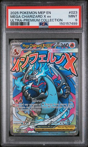 Mega Charizard X ex 023 Mega Evolution Black Star Promo PSA 9 150157499