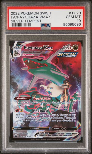 Rayquaza VMAX TG20/TG30 Sword & Shield: Silver Tempest PSA 10 96095696