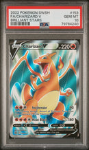 Charizard v 153/172 Brilliant Stars PSA 10 79764240