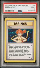 Misty - Holo 18/132 Gym Heroes PSA 9 74435648