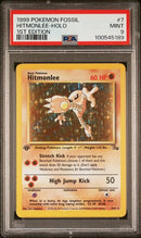 Hitmonlee - Holo 2/132 Fossil PSA 9 100545189