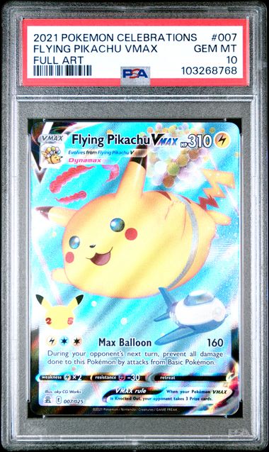 Flying Pikachu VMAX 007/025 Celebrations PSA 10 103268768